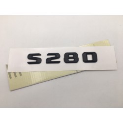 EMBLEMA LETRAS MERCEDES BENZ CLASE S S280 NEGRO