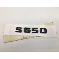 EMBLEMA LETRAS MERCEDES BENZ CLASE S S650 NEGRO