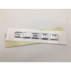 EMBLEMA LETRAS MERCEDES BENZ CLASE SL SL300 CROMADO