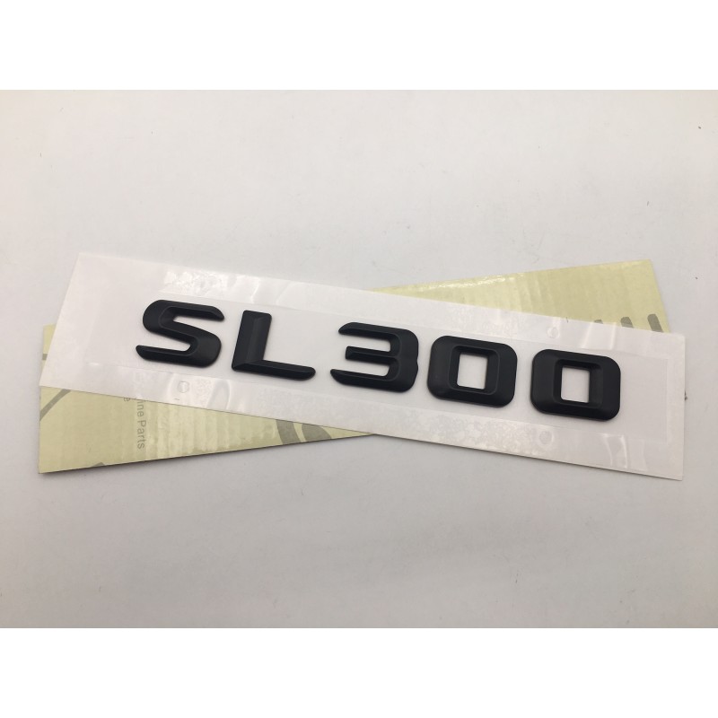 EMBLEMA LETRAS MERCEDES BENZ CLASE SL SL300 NEGRO