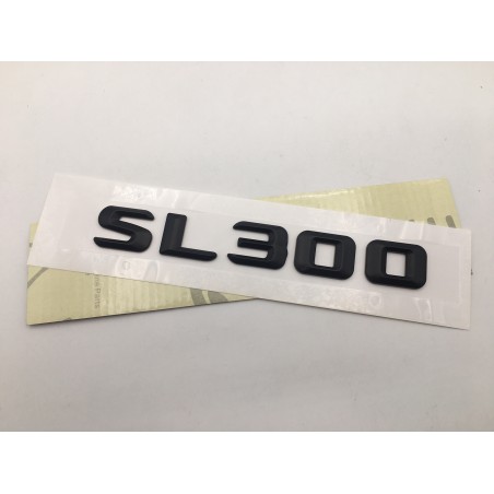 EMBLEMA LETRAS MERCEDES BENZ CLASE SL SL300 NEGRO