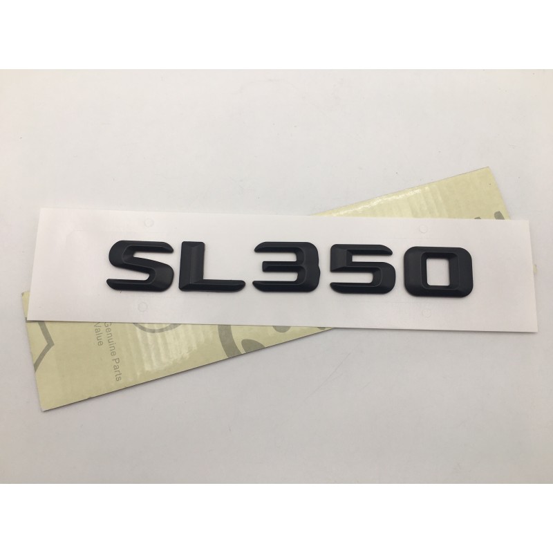 EMBLEMA LETRAS MERCEDES BENZ CLASE SL SL350 NEGRO