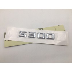 EMBLEMA LETRAS MERCEDES BENZ CLASE S S300 CROMADO