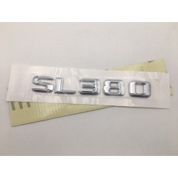EMBLEMA LETRAS MERCEDES BENZ CLASE SL SL380 NEGRO