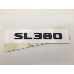 EMBLEMA LETRAS MERCEDES BENZ CLASE SL SL380 NEGRO