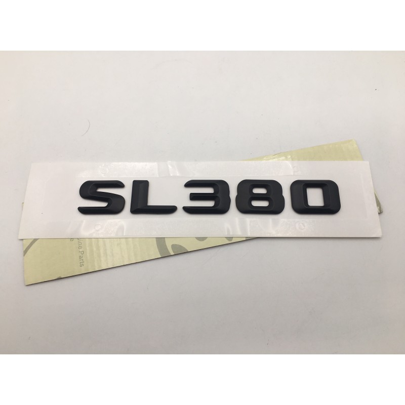 EMBLEMA LETRAS MERCEDES BENZ CLASE SL SL380 NEGRO