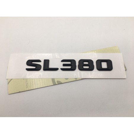 EMBLEMA LETRAS MERCEDES BENZ CLASE SL SL380 NEGRO