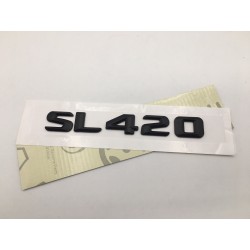 EMBLEMA LETRAS MERCEDES BENZ CLASE SL SL420 NEGRO