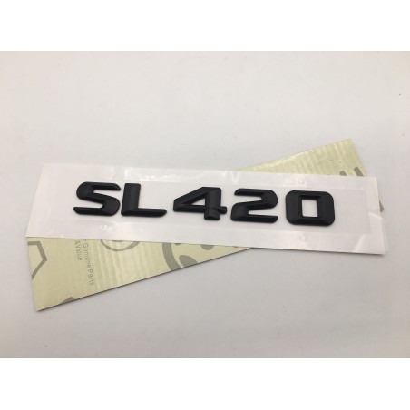 EMBLEMA LETRAS MERCEDES BENZ CLASE SL SL420 NEGRO