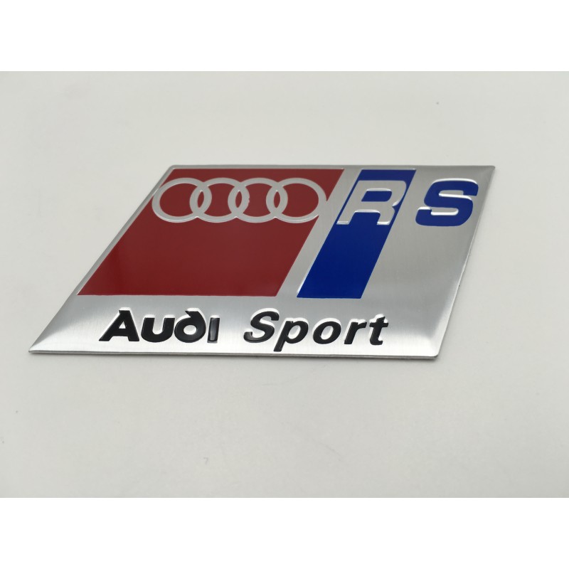 Emblema Placa AUDI Sport RS 90x45mm