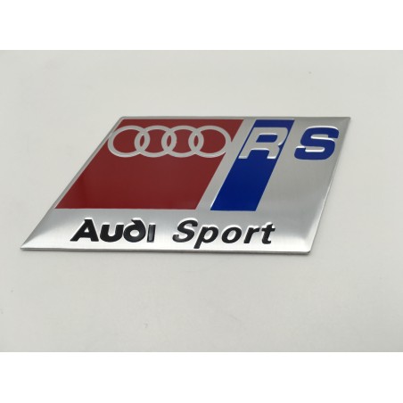 Emblema Placa AUDI Sport RS 90x45mm