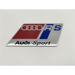 Emblema Placa AUDI Sport RS 90x45mm