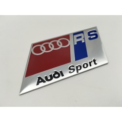 Emblema Placa AUDI Sport RS 90x45mm
