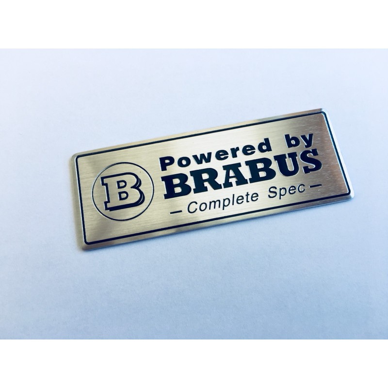 Emblema Placa Aluminio MERCEDES-BENZ BRABUS