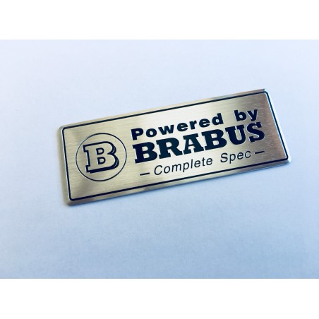 Emblema Placa Aluminio MERCEDES-BENZ BRABUS