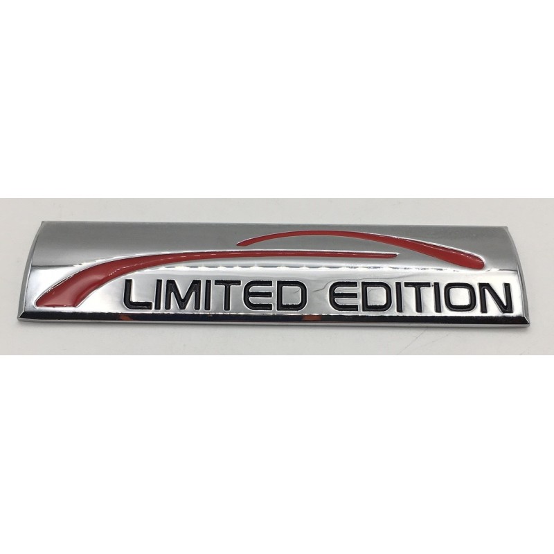 Emblema Metálico LIMITED EDITION Cromado 90x23mm