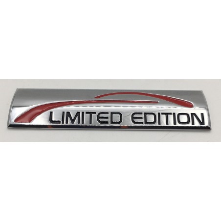 Emblema Metálico LIMITED EDITION Cromado 90x23mm
