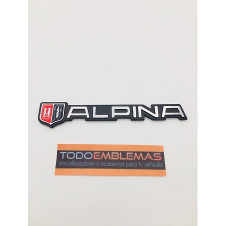 Emblema Placa 3D BMW ALPINA 138x26mm
