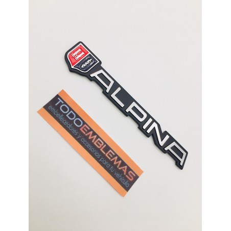 Emblema Placa 3D BMW ALPINA 138x26mm