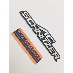 Emblema Placa BMW AC-SCHNITZER 160x35mm