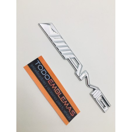 Emblema MERCEDES-BENZ AMG Cromado 155mm