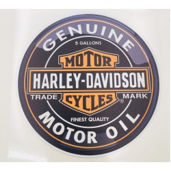 Emblema Placa Aluminio HARLEY DAVIDSON Motor Oil