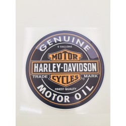 Emblema Placa Aluminio HARLEY DAVIDSON Motor Oil
