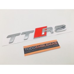 Emblema Trasero AUDI TTRS Cromado