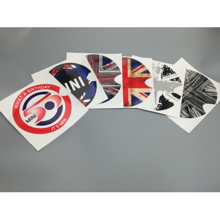 Vinilo Pegatina Tapa Deposito MINI 50 Años