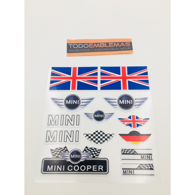 Vinilo Pegatina Set MINI Inglaterra