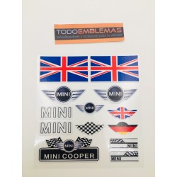 Vinilo Pegatina Set MINI Inglaterra