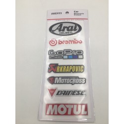Vinilo Arai MOTUL BREMBO GoPro