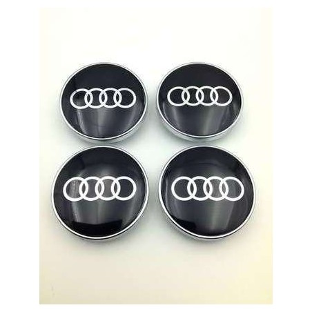 Centro de Rueda AUDI Negro 68mm