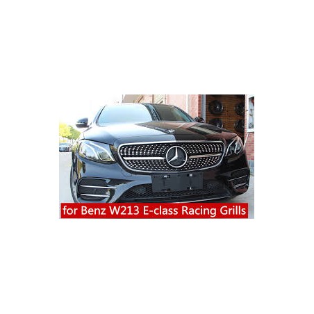 PARRILLA MERCEDES CLASE E W213 DIAMANTE NEGRA