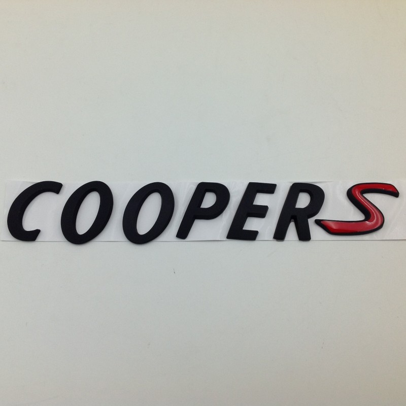 COOPER S borde negro