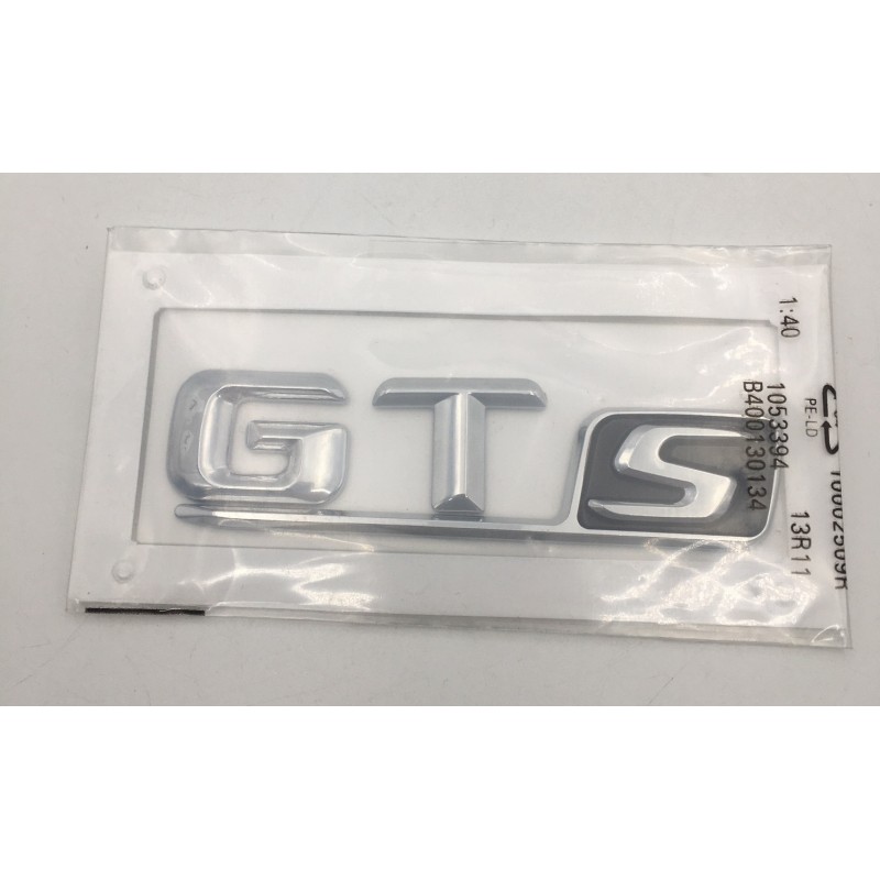 Emblema Trasero MERCEDES-BENZ GTs Cromado