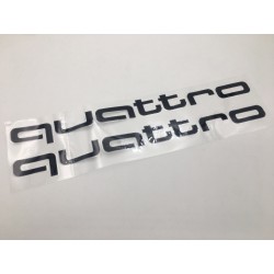 Vinilo AUDI QUATTRO Negro 40cm