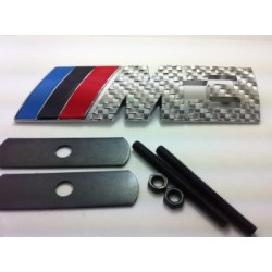Emblema de Parrilla BMW M M3 Plata Carbono