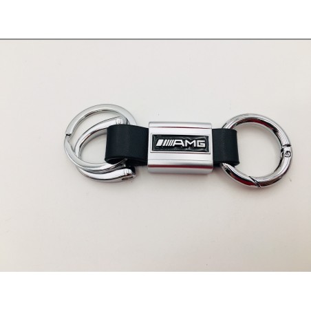 Llavero de cuero con logo amg 2 Perfecto para regalo!