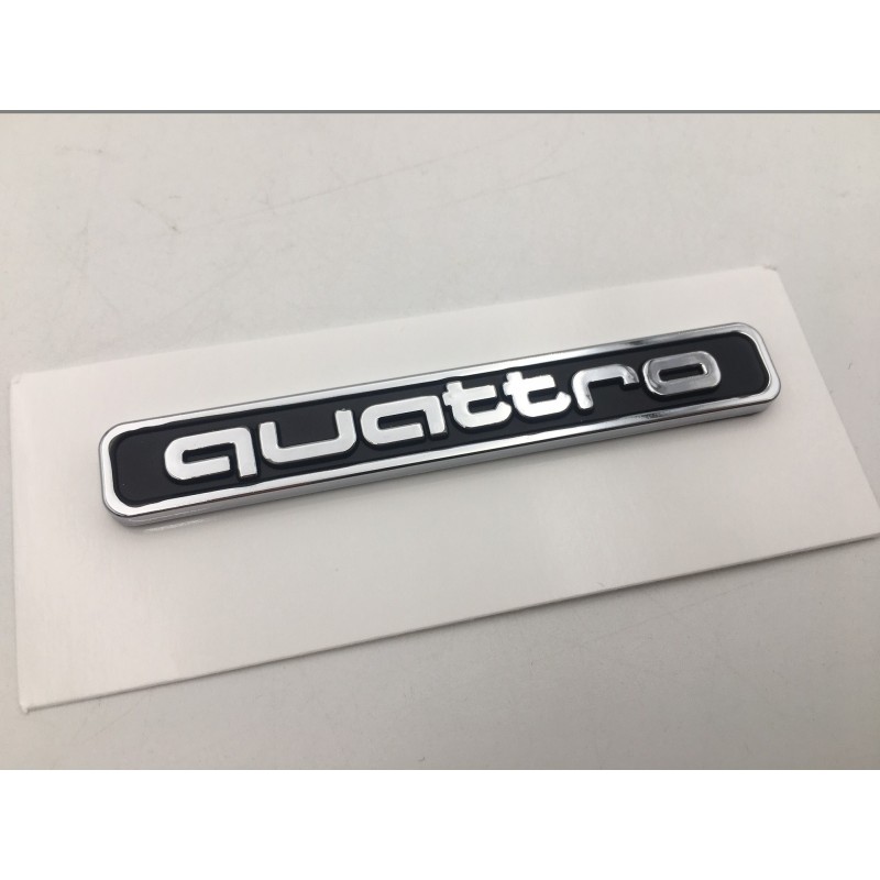 EMBLEMAS TRASERO AUDI QUATTRO