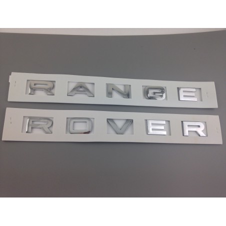 LETRAS RANGE ROVER cromado