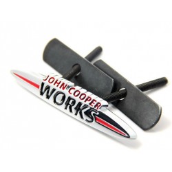 Emblema de Parrilla MINI JCW Cooper Cromada 13cm