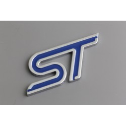 EMBLEMA TRASERO ST FORD AZUL