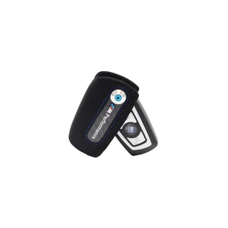FUNDA DE CUERO DE LLAVE BMW NEGRO