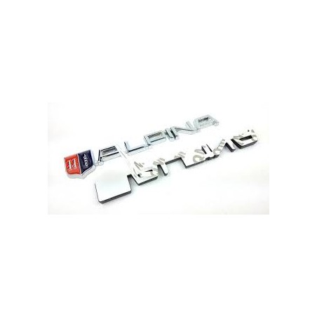 Emblema  alpina cromados