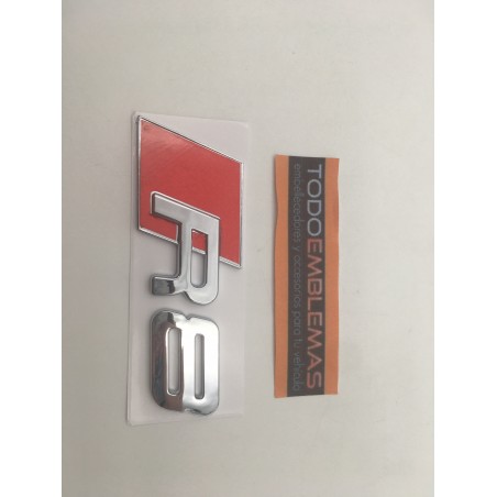 EMBLEMA LATERAL o TRASERO LETRAS AUDI R8