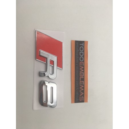 Emblema Trasero Letras AUDI R8 Cromado