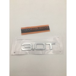 EmEMBLEMA LATERAL o TRASERO LOGO 3.0T AUDI