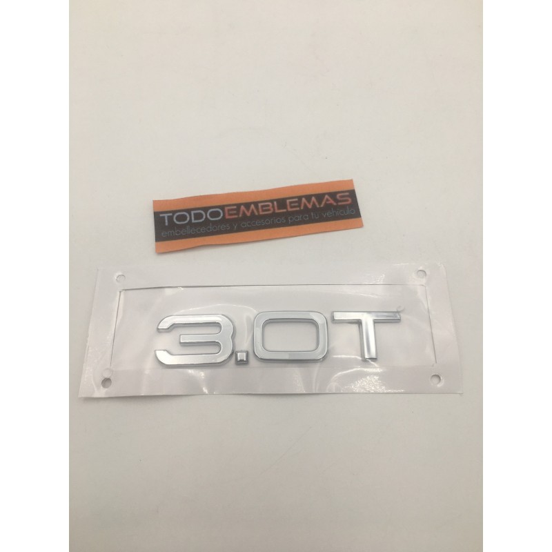 Emblema lateral o trasero 3.0t audi