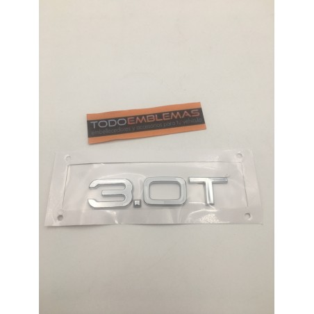 Emblema lateral o trasero 3.0t audi